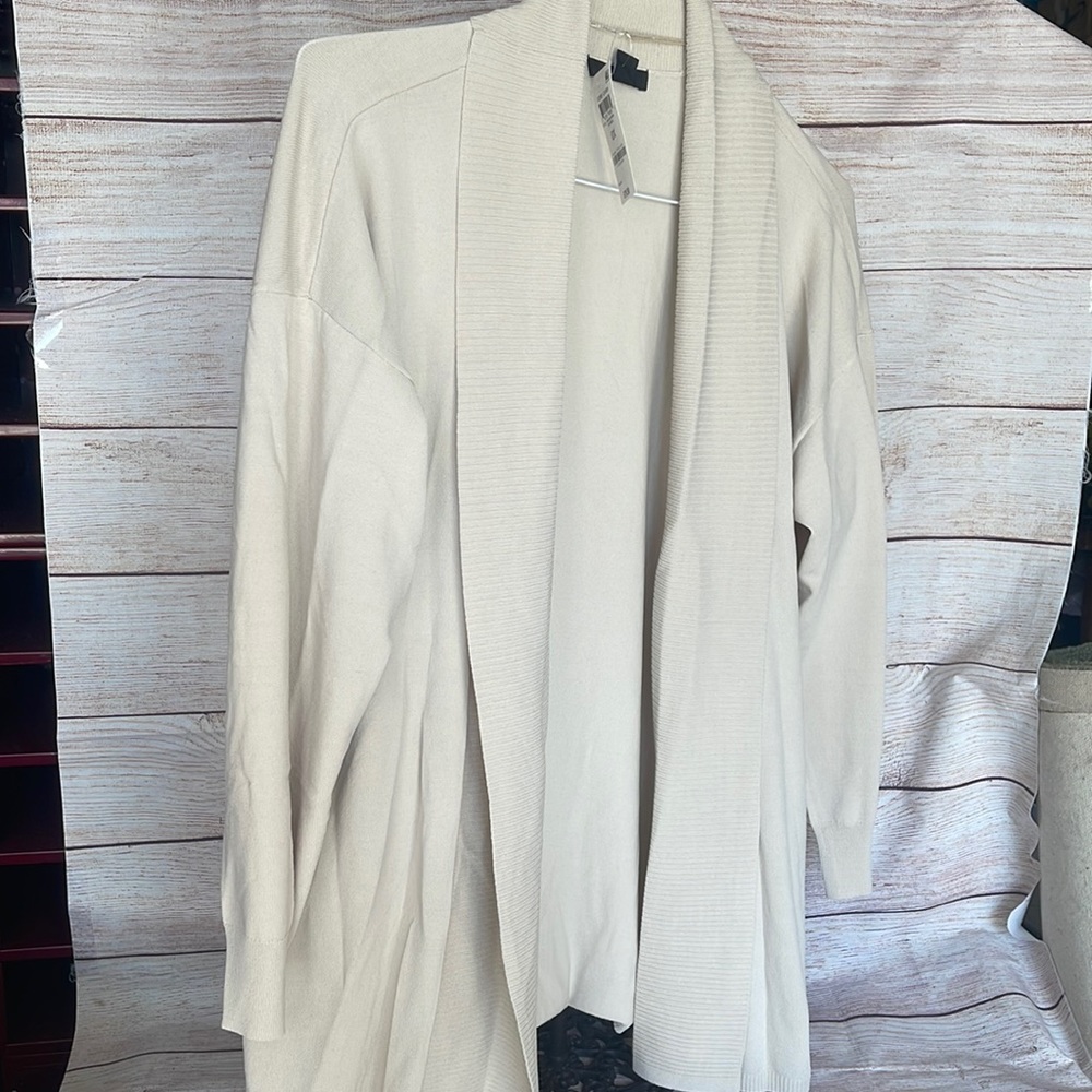 NWT Alfani sweater 3/4 sleeve khaki